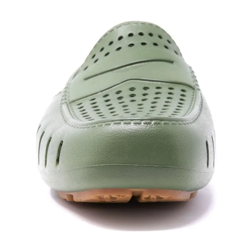 Floafers Country Club Driver Cyprus Gum Green Men's Casual Slip On Shoes 10 New